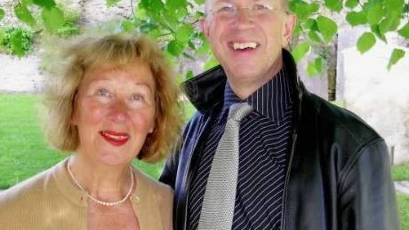 Lena Torndahl och Claes Holmgren inför uruppförandet i domkyrkan på söndag.