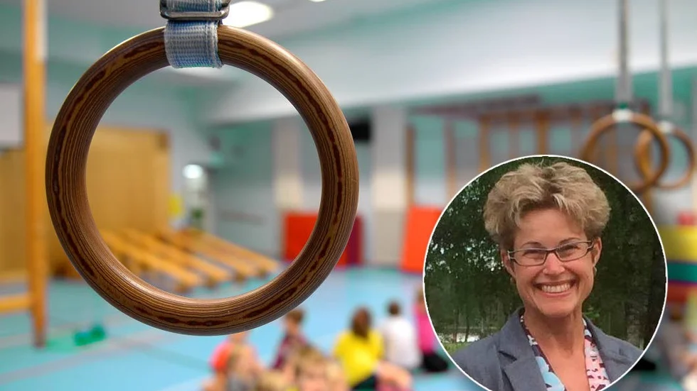 Dålig luft i hallen gör det svårare att idrotta, berättar Smedsta Gf:s ordförande Katarina Sterner Jansson. Bilden är ett montage.