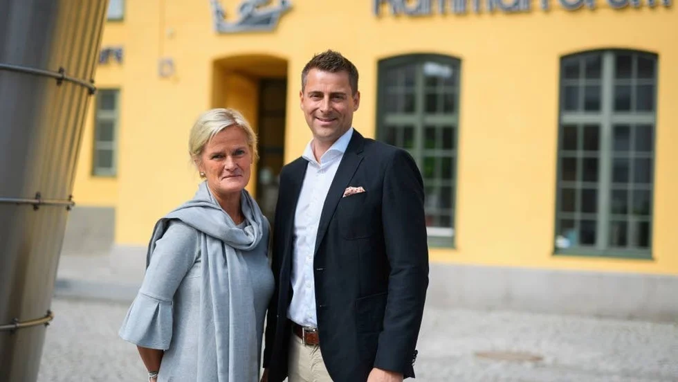 Karin Ljungmark Malmström, ordförande Östsvenska Handelskammaren och Christian Berger, tillträdande vd Östsvenska Handelskammaren.