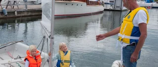 Barnen hissade segel i Nävekvarn: "Jättekul"