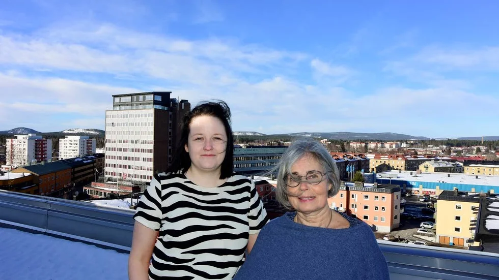 DIALOG. Emma Lundqvist, samhällsstrateg, och Kerstin Chley, trafikplanerare, vill att bodensarna är med och påverkar den framtida utformningen av Bodens tätort och Sävast/Sävastön.