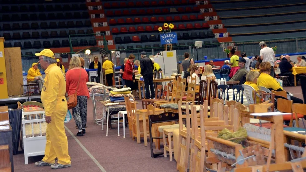 LOPPIS. Bild från Lions stora loppmarknad i fjol. Arkivbild.