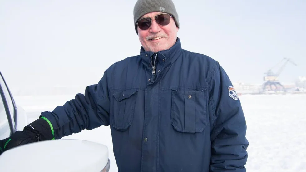 Arbetsledare. Jan Blomkvist har arbetat med isbanan sedan dess första år för 14 år sedan.