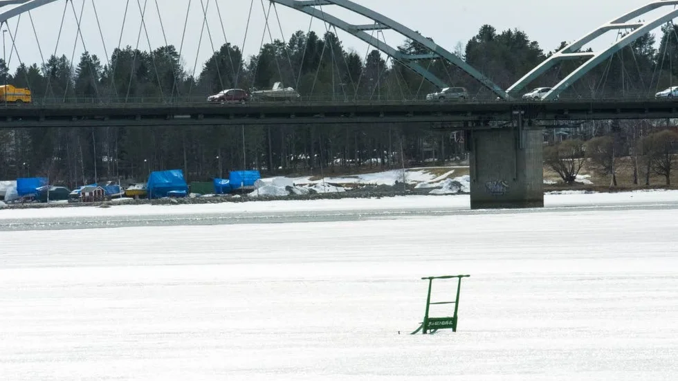 Det är ovanligt kallt i Norrbotten.