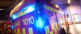 Larm om markbrand på norra Gotland i natt