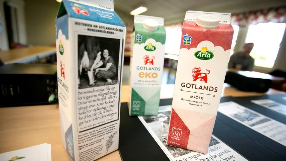 Lokal. Arla lanserade sin gotländska mjölk förra sommaren.