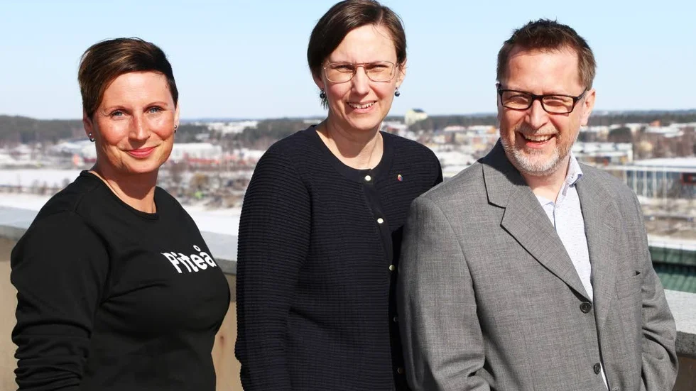 Piteå kommuns Jeanette Ögren-Viklund (kommunikationschef)
Helena Stenberg (kommunalråd) och Jörgen Hult (varumärkesansvarig) ser fram emot att SM-veckan återvänder till Piteå 2022.