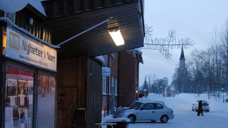Arjeplog laddar för årets filmfestival. Bland gästerna märks författaren och skådespelaren Martina Haag.  (Arkivbild)