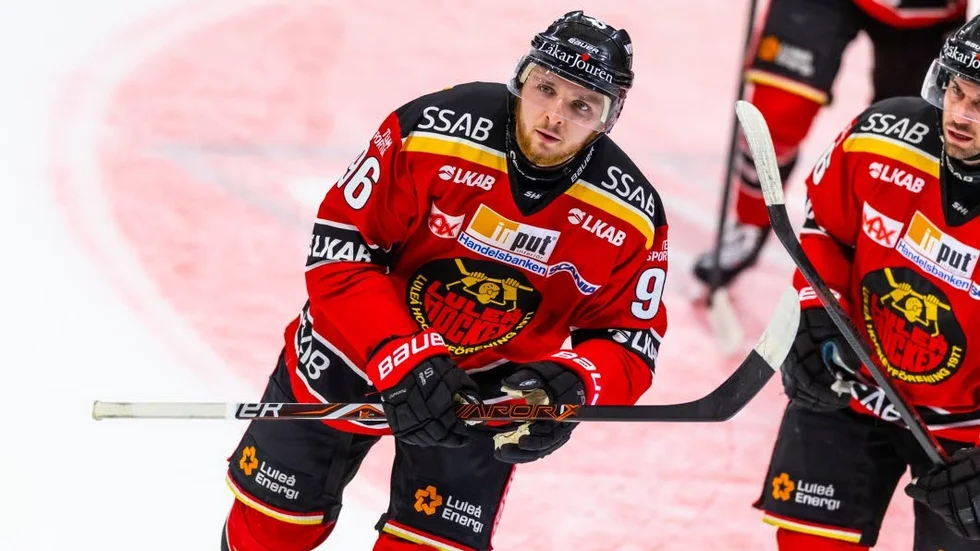 Robin Kovacs gjorde mål för Luleå HF.