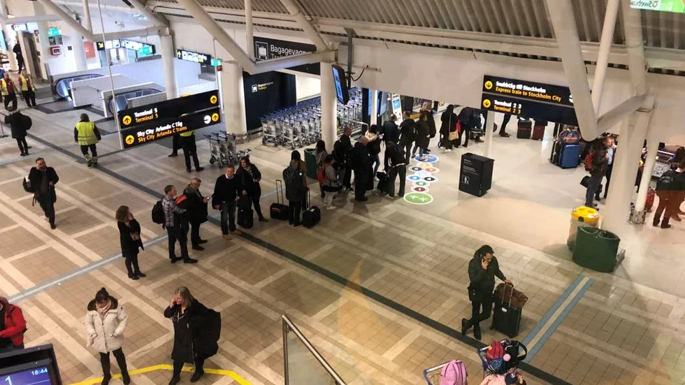 Problemen med förseningar på Arlanda flygplats fortsätter. (Arkivbild)