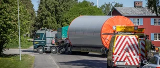 Vindkraftstransporter genom byarna även nästa sommar
