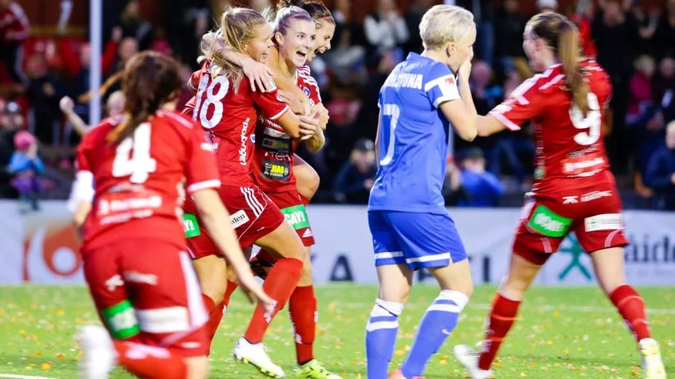 Emelie Lövgren avgjorde mot Eskilstuna 2015.