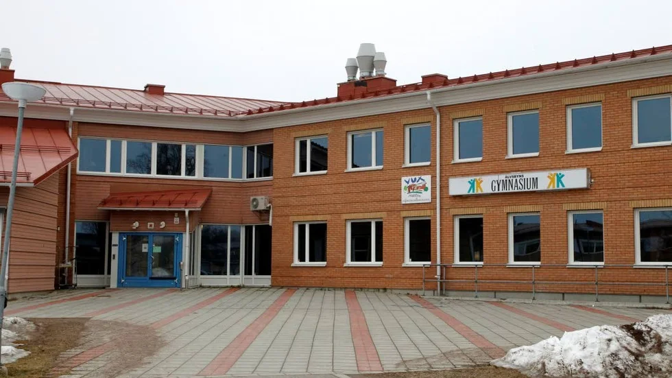Det är första gången en lärare hotas på Älvsbyns gymnasium.