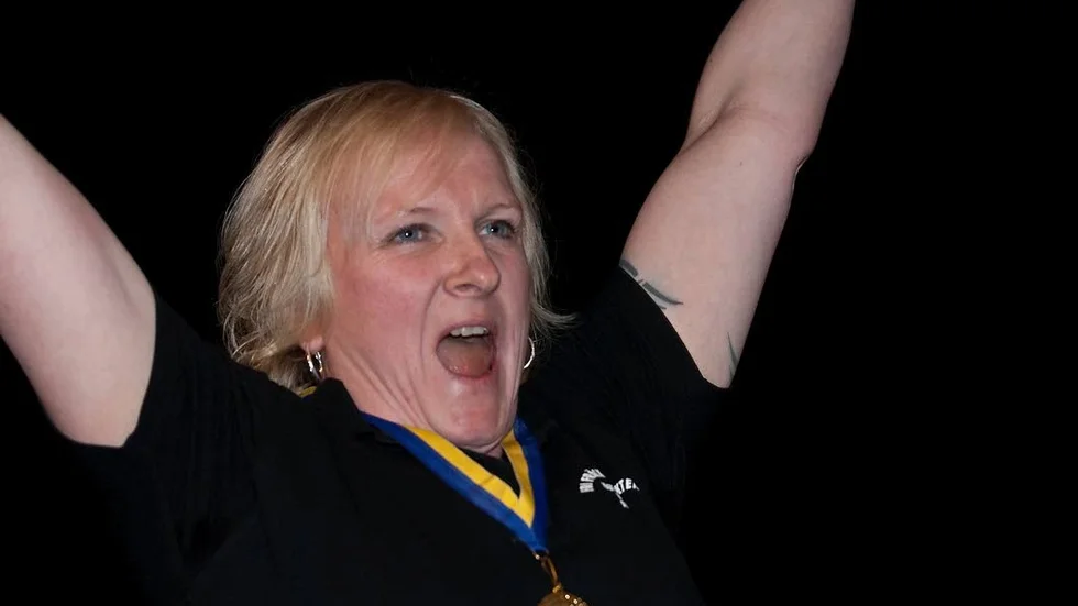 GULD. Pirjo Laituri, Arjeplog, tog SM-guld i armbrytning. (Arkivbild)