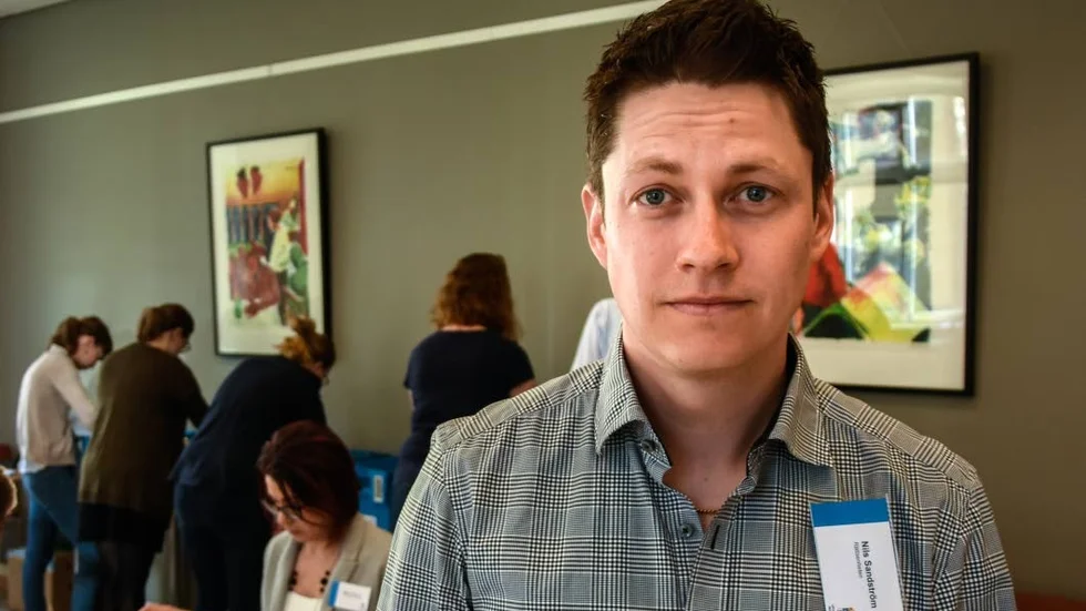 Nils Sandström, Länsstyrelsen i Norrbotten, är valansvarig för Sametingsvalet när nu rösterna räknas.