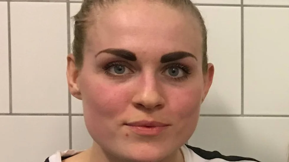 MÅLSKYTT. Malin Johansson satte två bollar för Norrsken.