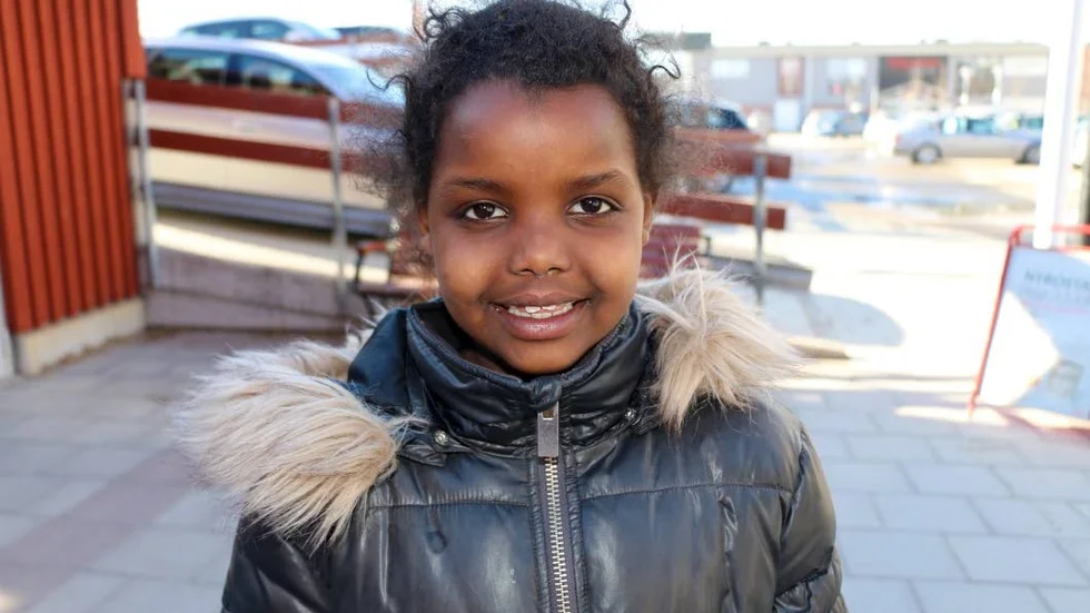 Nuciba Mohammed Issa, Piteå
"Jag ska vara ute och leka och hoppa".
