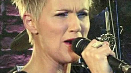 **FILE** Marie Fredriksson, of the Swedish Pop duo "Roxette," shown in Cologne, Germany, in this March 26, 2001 file photo, sued the Swedish newspaper Expressen, Monday, March 17, 2003, claiming it falsely reported she suffered from a second brain tumor. Fredriksson, who had surgery last year to remove a brain tumor, denied the Expressen report that doctors had discovered a second tumor. (AP Photo/ Hermann J. Knippertz, File)