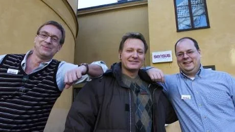 En engagerad trio på Sensus. Peter Magnell, Peter Berggren och Jörgen Rosin. Foto:Titti Olovsson