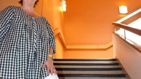 Trappan till vuxenavdelningen på övervåningen har fått sig ett lyft.