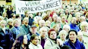 Manifestation i höstas - och manifestation nu på söndag. Men bryr sig landstingsledningen?