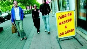 Nu ska de fristående skyltarna på trottoarer och cykelbanor bort.
FOTO: NICLAS SANDBERG