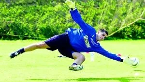 Dime Jankulovski lämnar i dag Norrköping för att flyga till Norge och Raufoss. IFK hyr ut sin andrekeeper resten av säsongen. 
FOTO: NICLAS SANDBERG