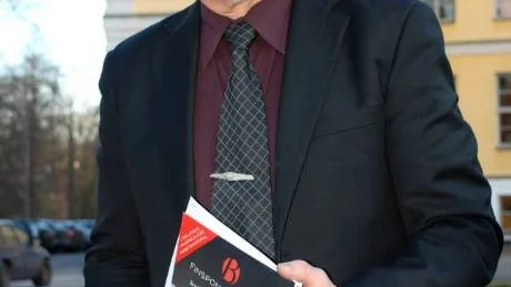 Sune Karlsson, vd IUC Öst, tilldelades Guldmyran på torsdagen. Han får priset för att han bidrar till en positiv samhällsutveckling, är en god förebild för andra företagare i regionen och visar på kreativitet och nytänkande. Arkivfoto: Henrik Jonsson