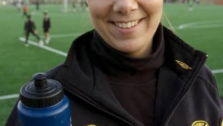 Christin Lilja, veteran i Smedby, blir en av nyckelspelarna i kväll när Sais spelar cupfinal mot Kenty DFF.   Foto: Titti Olovsson