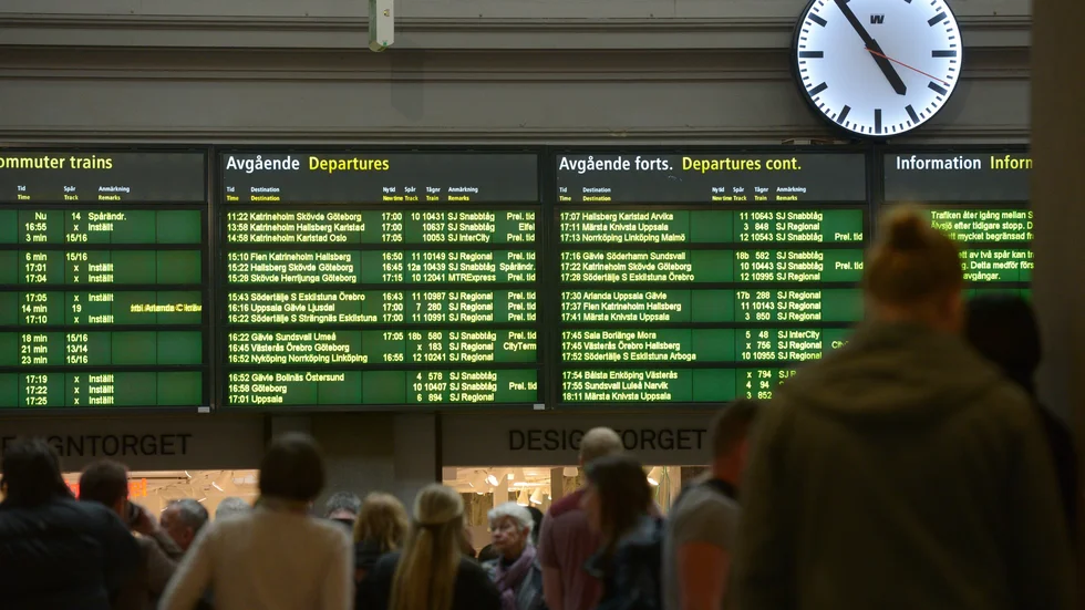 SJ:s släpp av biljetter för vintern ser ut att bli kraftigt försenat. Arkivbild.