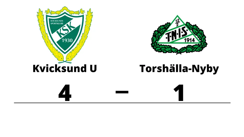 Kvicksunds SK U vann mot Torshälla-Nyby IS