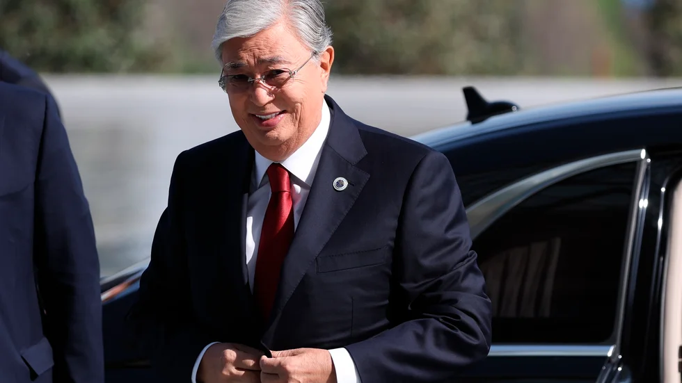 Kazakstans president Kasym-Zjomart Tokajev tar initiativ till nyval med målet att få ett eget mandat att fortsätta regera med. Arkivbild.