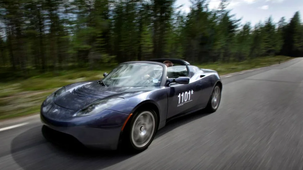 Amerikanska Tesla har blivit en föregångare bland elbilar. PT provkörde bilen i Piteå redan 2009. (Arkivbild)