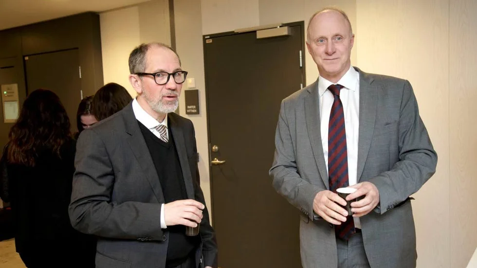Advokaterna Håkan Kjellgren, till vänster, och Lars Grönberg. (Arkivbild).