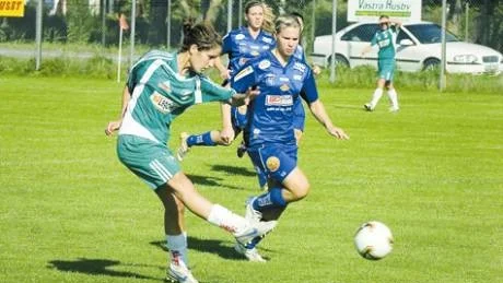 Stephanie Baykals Saltängen slog Qbik hemma med 3-0 och är nu väldigt nära kvalet till division 1. Foto:Andreas Skogh, 011-200 400