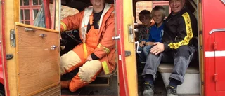 Mycket brandbilar i Rejmyre