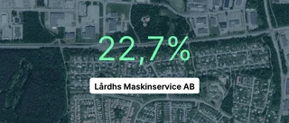 Lårdhs Maskinservice AB redovisar marginal som slår branschsnittet