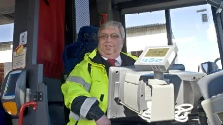 Trafikledaren Anders Ekholm hos Ringarums Busstrafik, laddar för en storsatsning för företaget, när man tar över all expressbusstrafik i östra Östergötland.