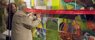 Vernissage för Norrköpingsbornas eget konstverk