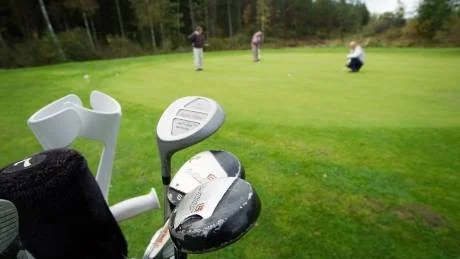 En härlig syn från i fjol för alla golfare på Skamby! Men i år försvinner den här vyn, när golfbanan ska förvandlas till potatisåker eller något annat... Foto: Andreas Skogh