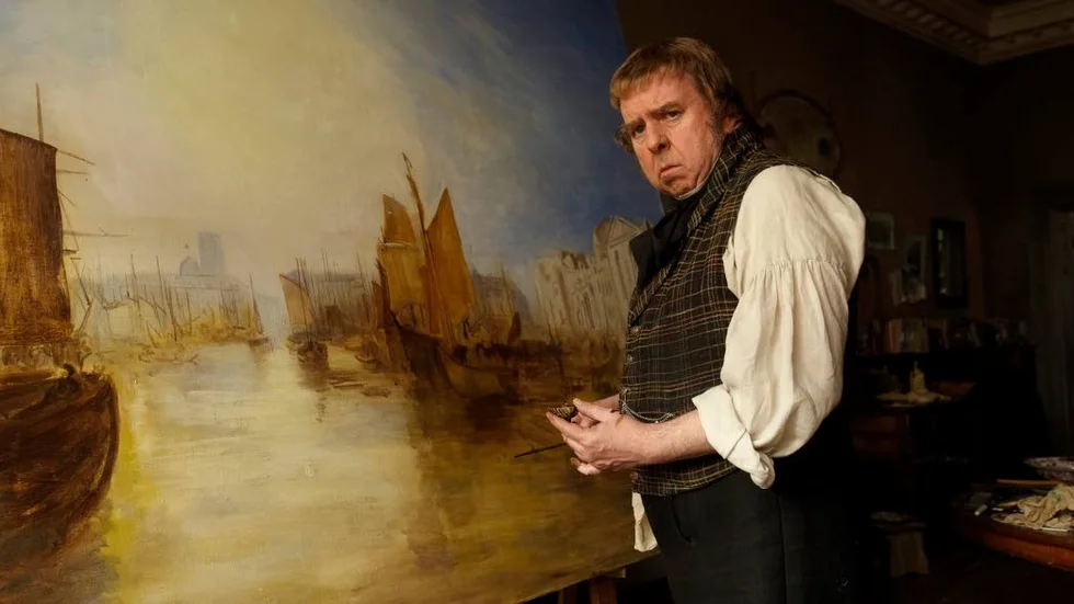 Centrum. Konstnären JMW Turner (Timothy Spall) står i centrum för Mike Leighs senaste film. Leigh koncentrerar sig mer på Turners utanförskap än på hans konst.
Foto: SF
