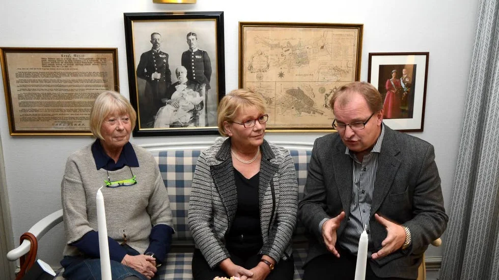Gruppledarna för den borgerliga alliansen: Inga-Lill Östlund (FP), Katarina Karlberg (C), Anders Eksmo (KD).