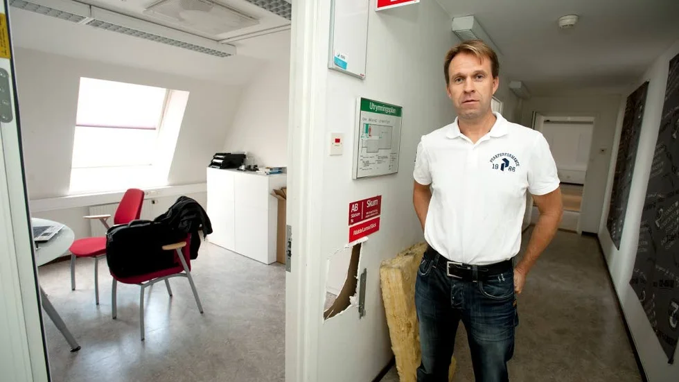 Utbildningslokalerna på Tullhusgatan i Norrköping utsattes under onsdagskvällen för ett inbrott. Mats Hedström är utbildningsledare och konstaterar att det enda som verkar ha stulits är två gamla datorer.