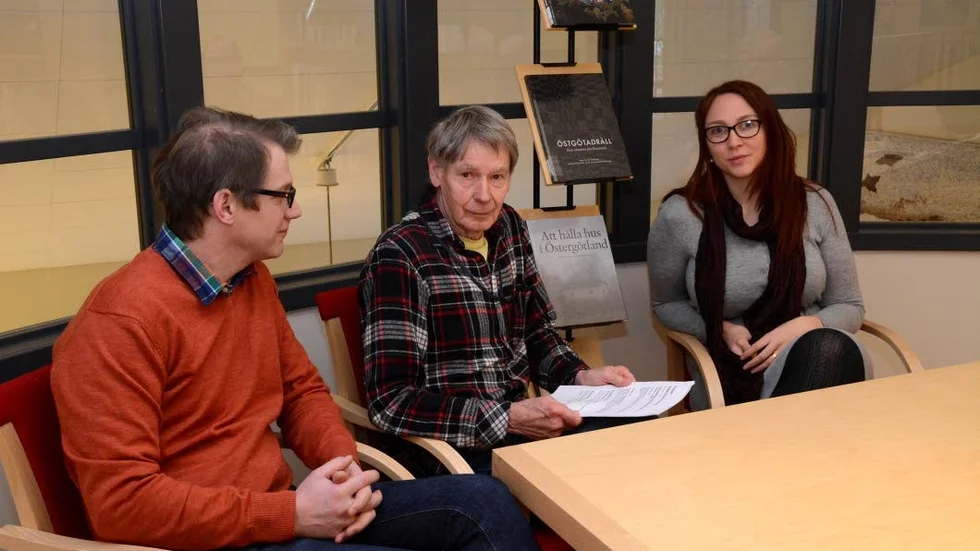 Arrangörer. Anders Karlin, Lars Hedenström och Linda Staaf ser fram mot fotoveckorna.