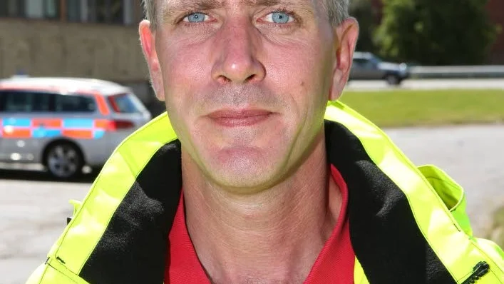 Mindre trafikproblem. Trafikingenjör Johan Engström hos Norrköpings kommun, hoppas enbart på mindre trafikproblem på Hamnbron, trots att en inskränkning av ena körfältet.