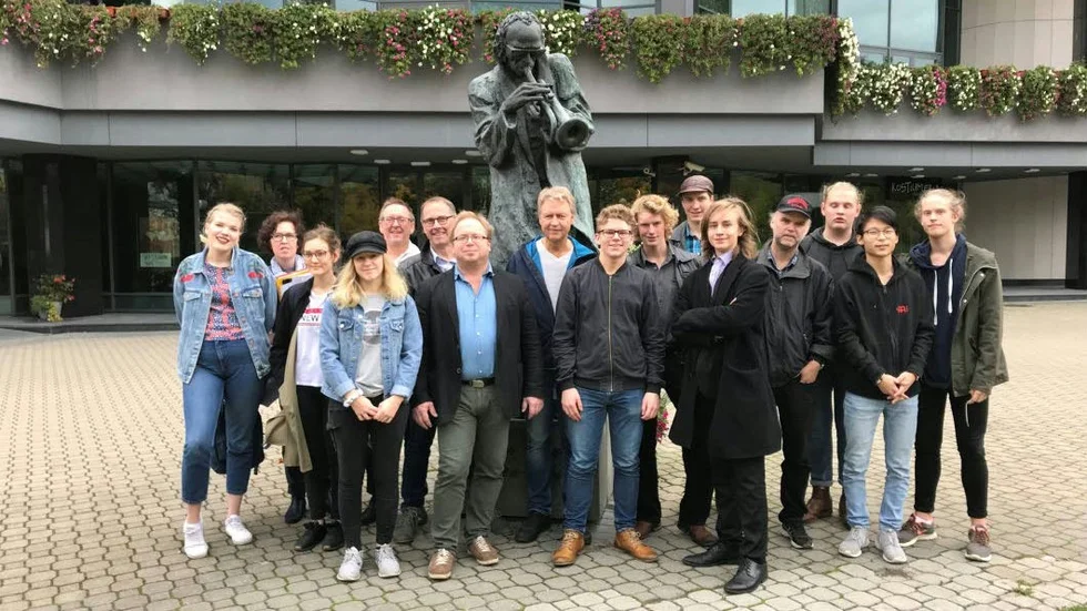 Kultur. Det här gänget från Gällivare och Piteå besöker Polen för att utveckla kulturen genom ett EU-projekt.