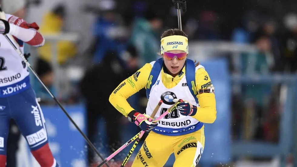 MARGINAL. Anna Magnusson hade marginalen med sig och klarade en plats i jaktstarten.