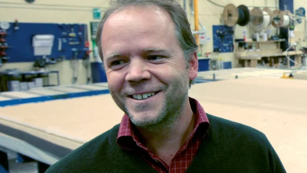 Stefan Lindbäck, vd för Lindbäcks Bygg,  har all anledning att glädjas åt den jätteorder man kammat hem. (Arkivbild)