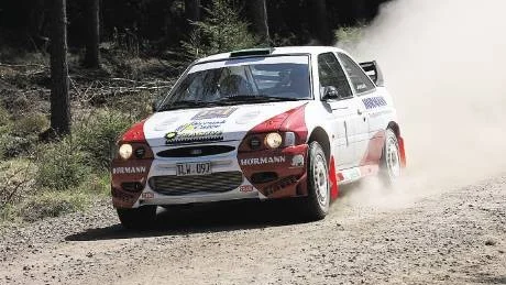 Mats Jonsson från Forshaga vann Holmenrallyt.Foto: Urban Andersson