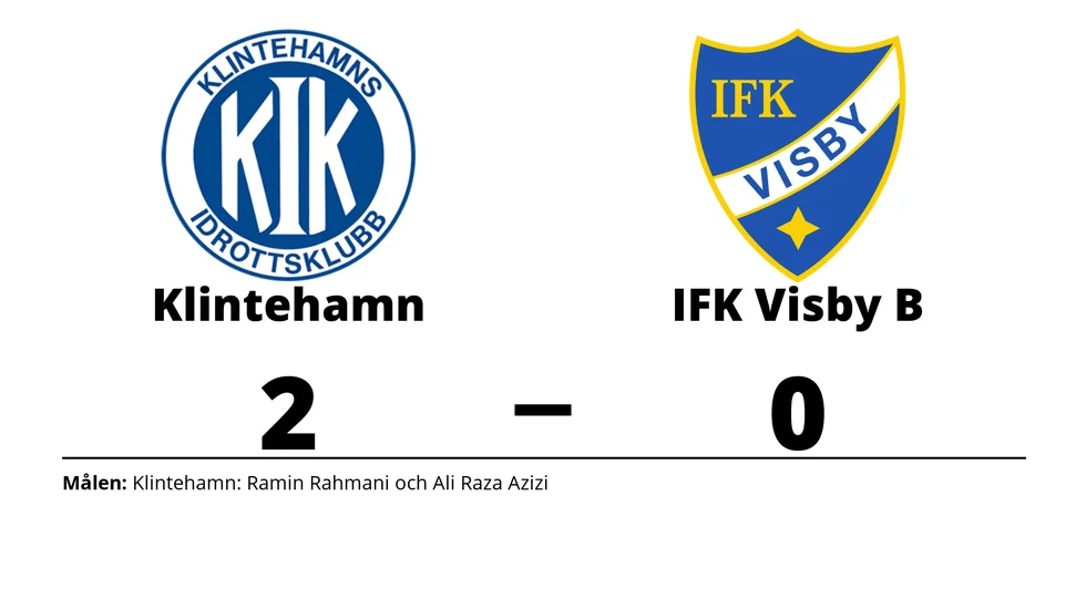 Klintehamns IK vann mot IFK Visby B